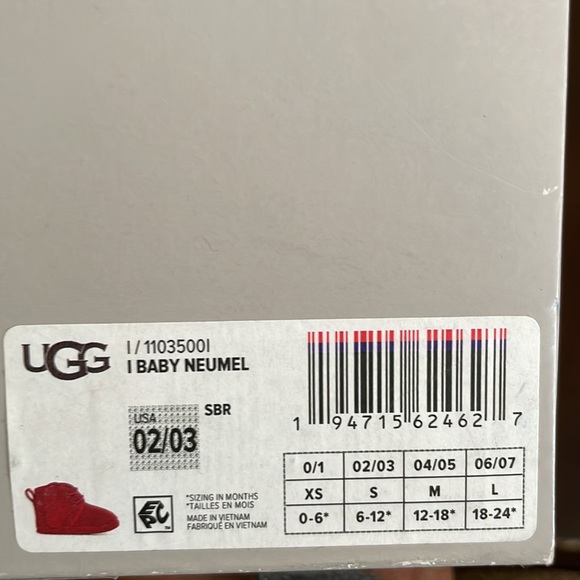 UGG Baby Neumel. Infant size 02/03 - Picture 5 of 5